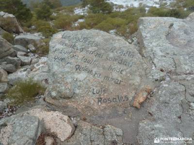 Hiking Calzada Romana de Cercedilla; valverde de los arroyos almanzor segobriga embalses de madrid